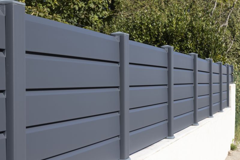 Solid Panel Fence Installation