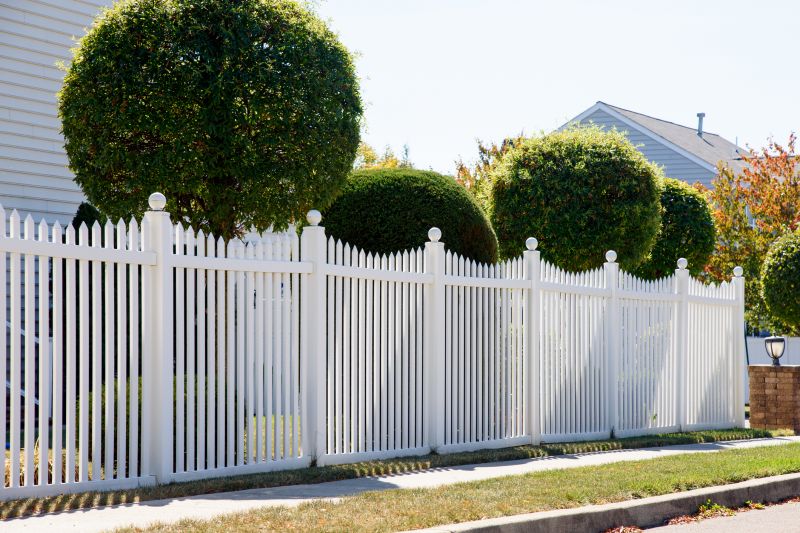 White Fence Installation