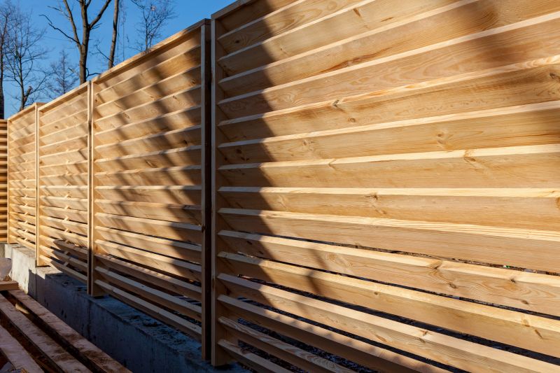 Wooden Farm Fence Installation